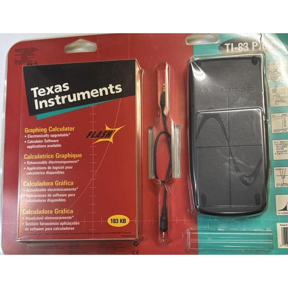 TI-83 Plus Graphing Calculator vintage in original packaging Texas Instruments